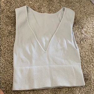 american threads seamless cropped tank top
